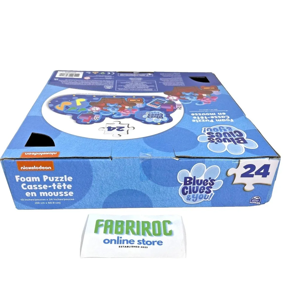 NEW! Blue's Clues & You! 24-Piece Foam Puzzle Soft, Colorful, for kids!!